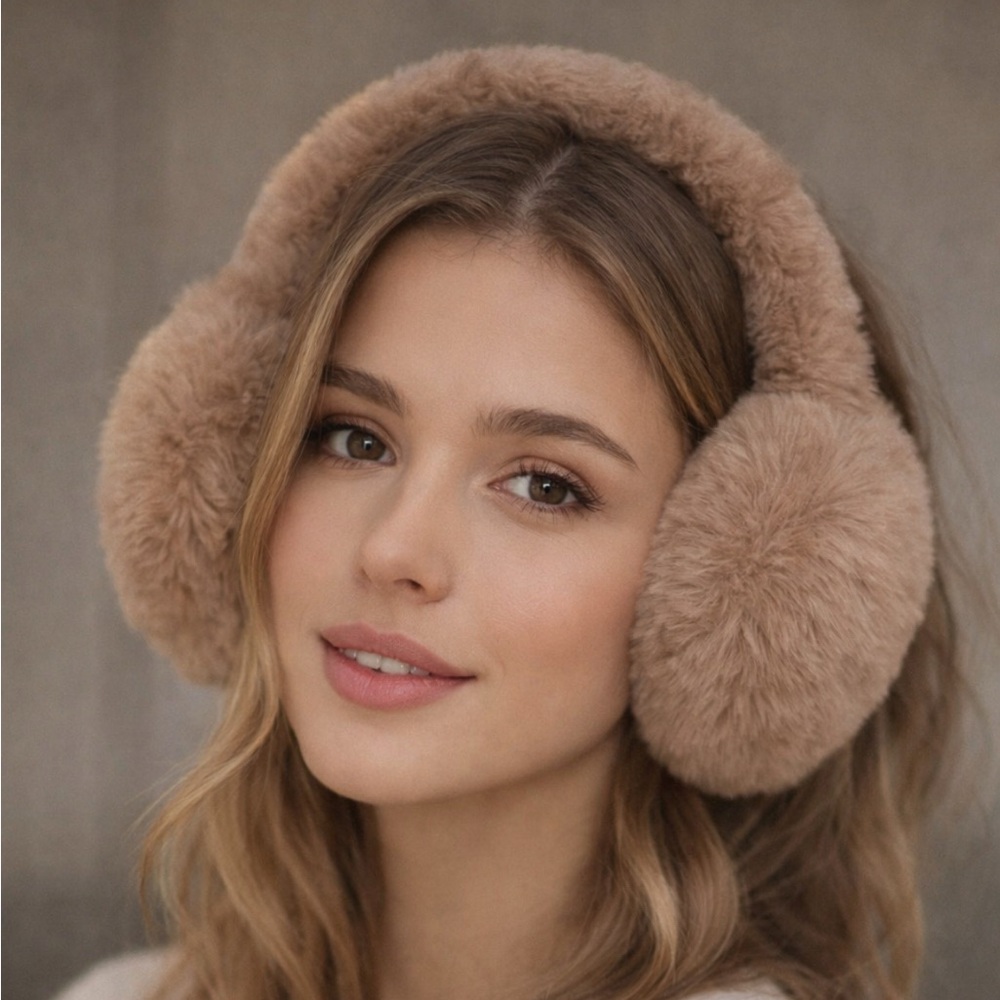 Cozy Brown Faux Fur Earmuffs